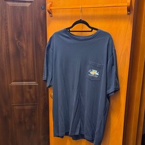 Vineyard Vines Dark Gray Pocket Tee